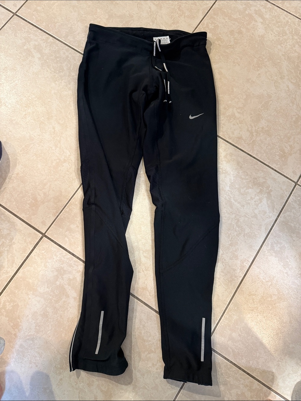 Nike Black Reflective Running Tights